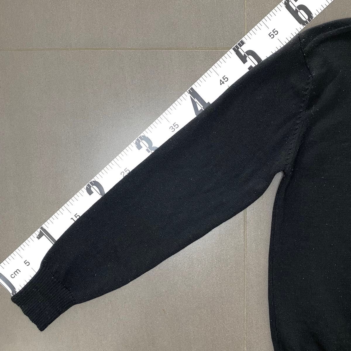 YSL イヴサンローラン 刺繍ロゴ クルーネック ニット セーター Lサイズ