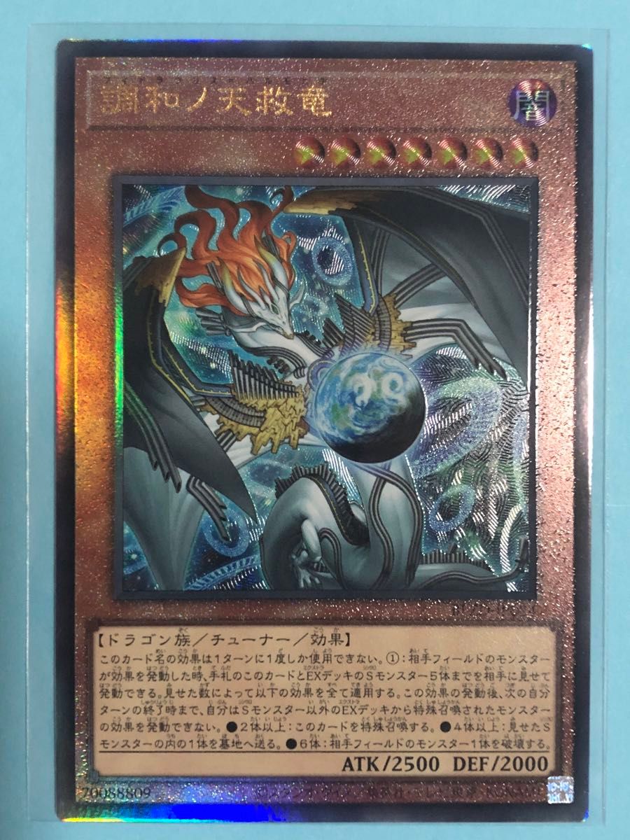 遊戯王 調和ノ天救竜 レリーフ フィドラリウス ハルモニア