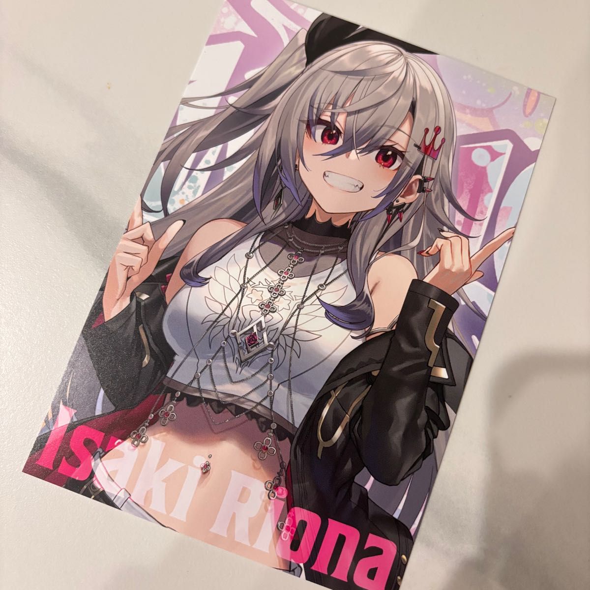 ホロライブ FLOW GLOW 響咲リオナ ポストカード タワレコ 特典 ②