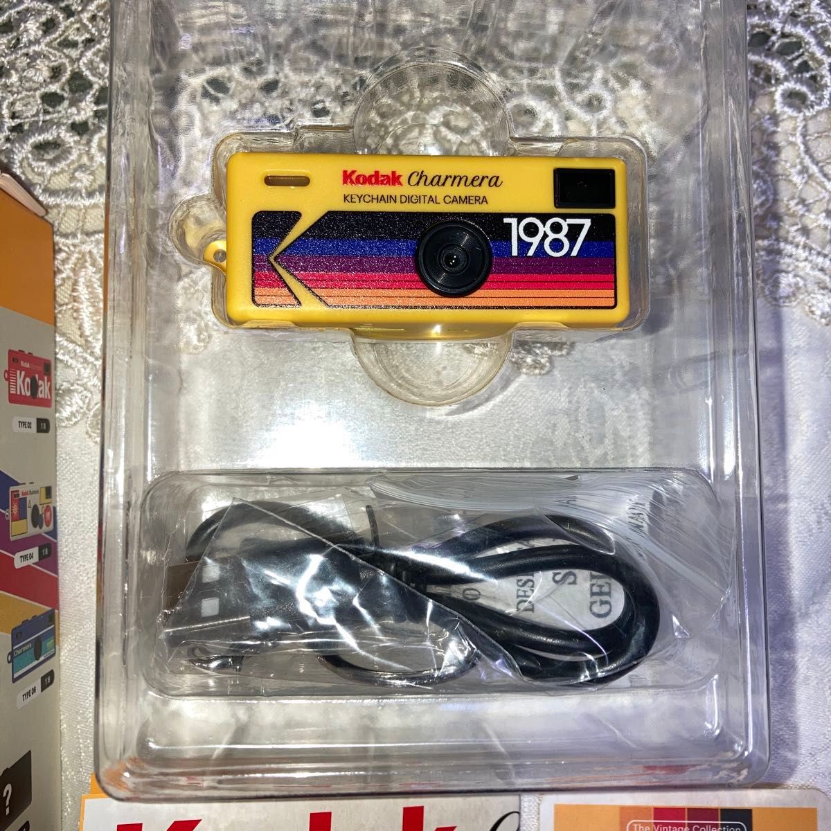 KODAK CHARMERA キーチェーンデジタルカメラ 1987 イエロー MicroSD