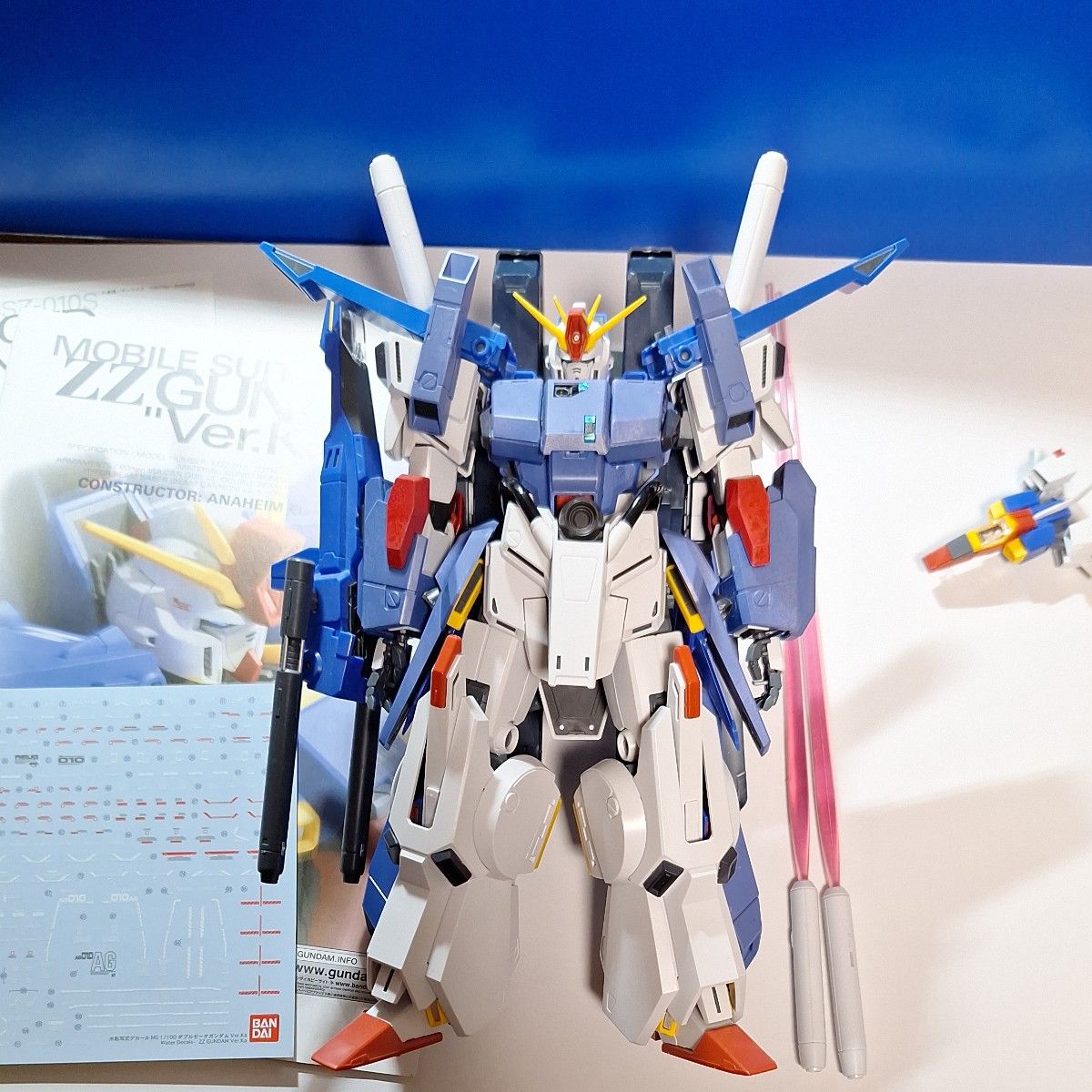 MG フルアーマーZZガンダム Ver Ka ダブルゼータガンダム 素組み 完成