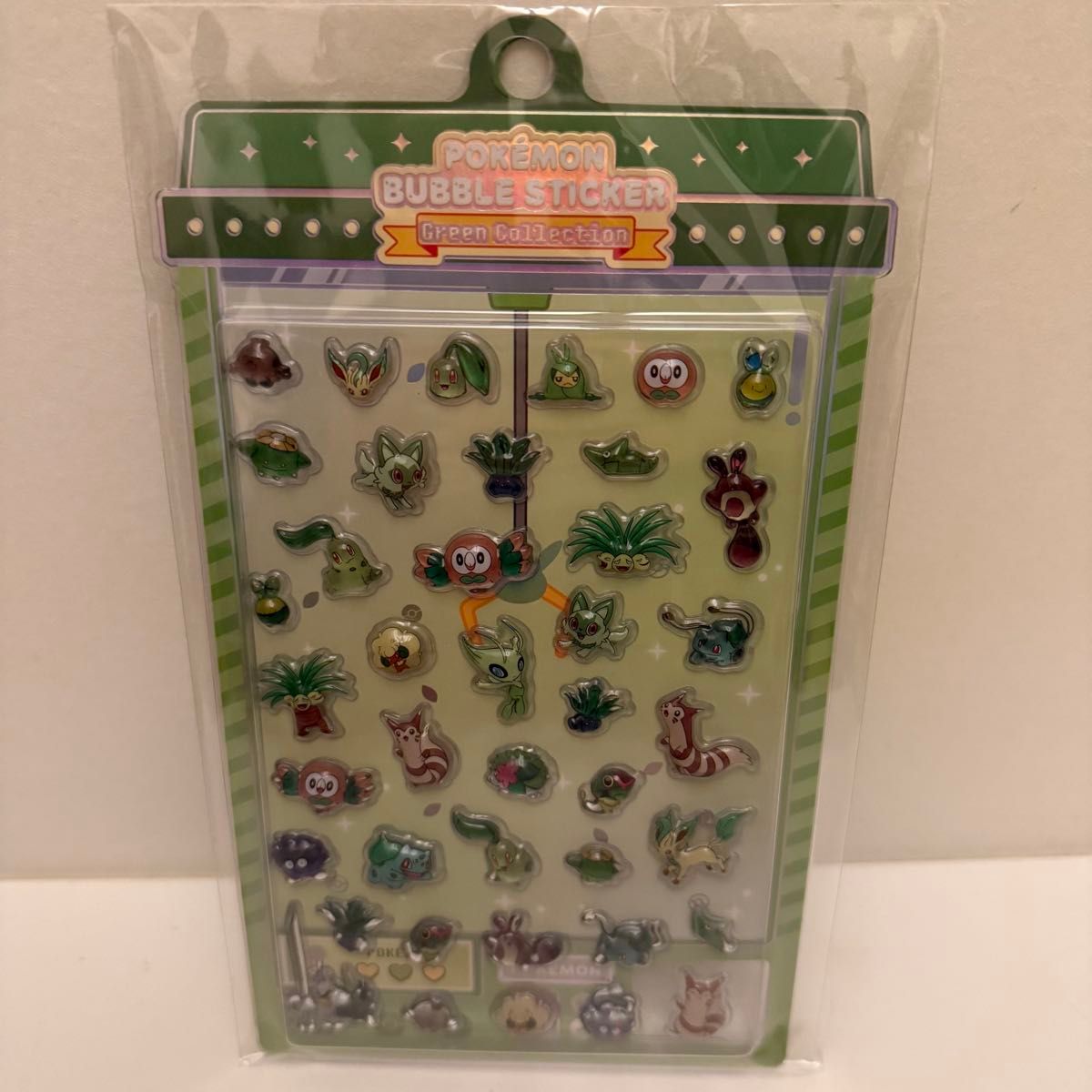 韓国限定】ポップアップ バブル ステッカー パープル シール ボンボン