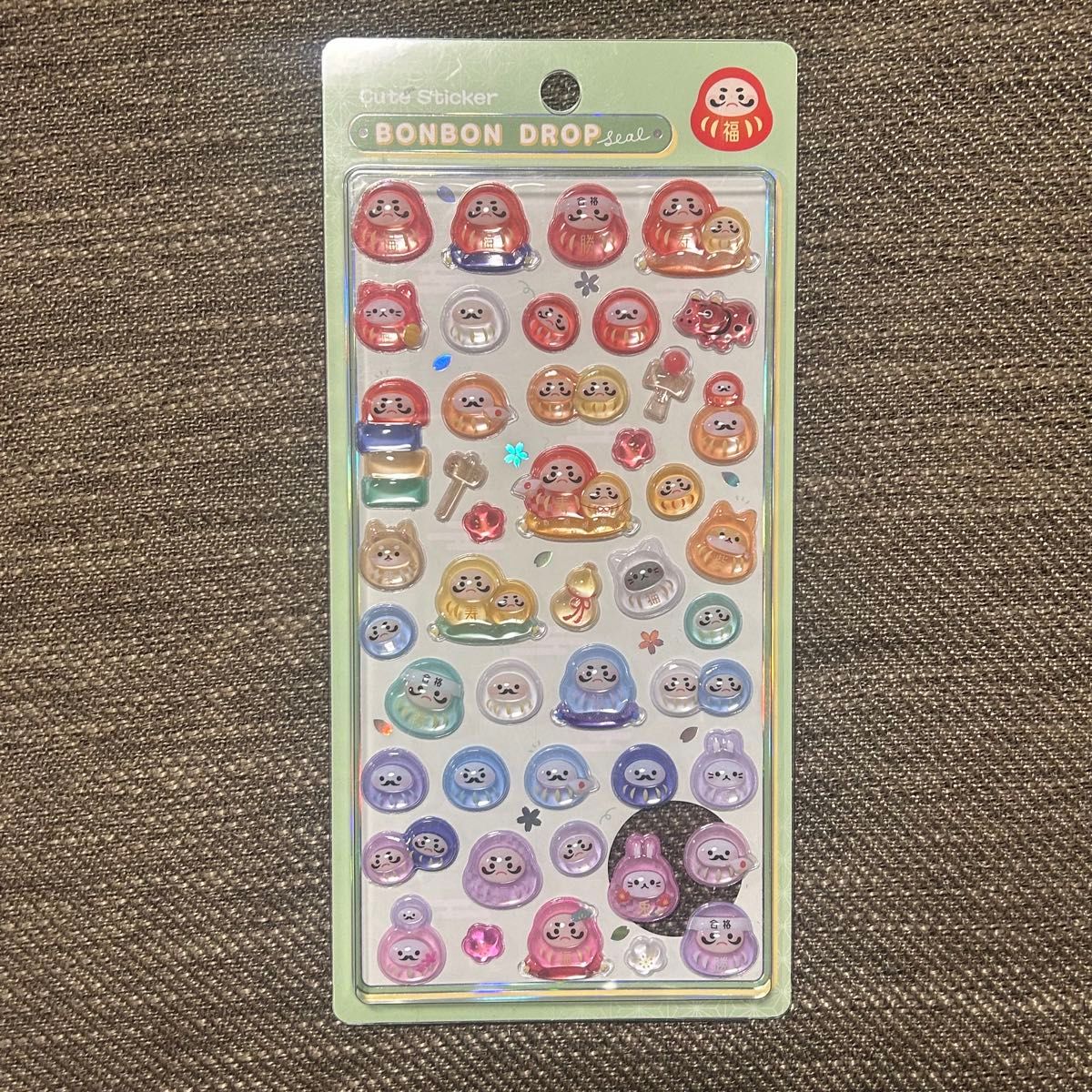 正規品 ボンボンドロップシール 和柄 新作 だるま｜Yahoo!フリマ（旧