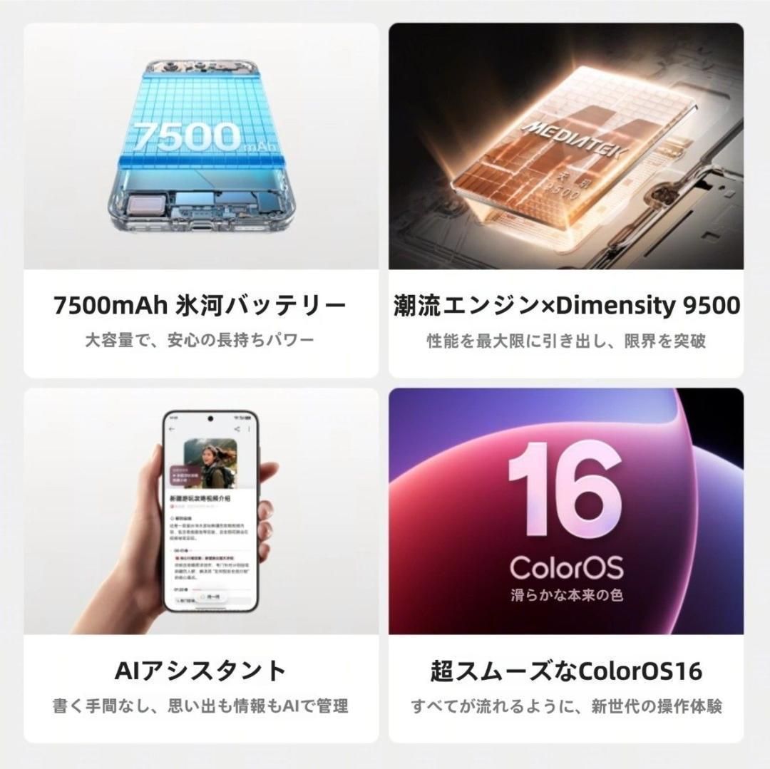 サイ】OPPO Find X9 Pro16GB/512GBホワイト中国版 OPPO Find X9 Pro 5G