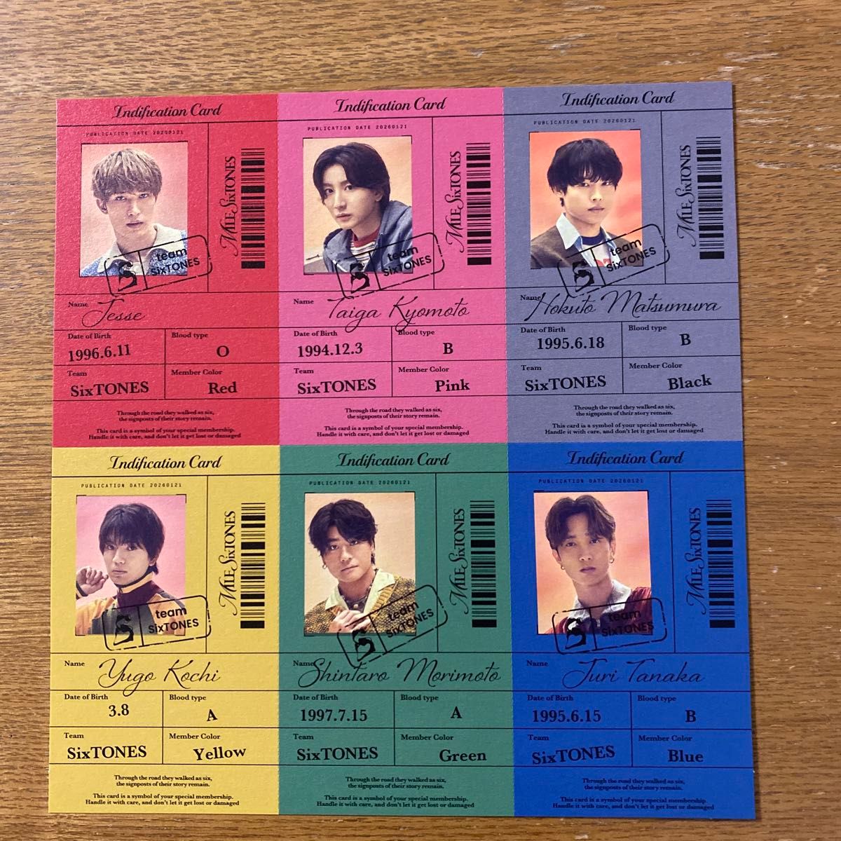 SixTONES MILESixTONES 初回盤B 特典 IDカード｜Yahoo!フリマ（旧