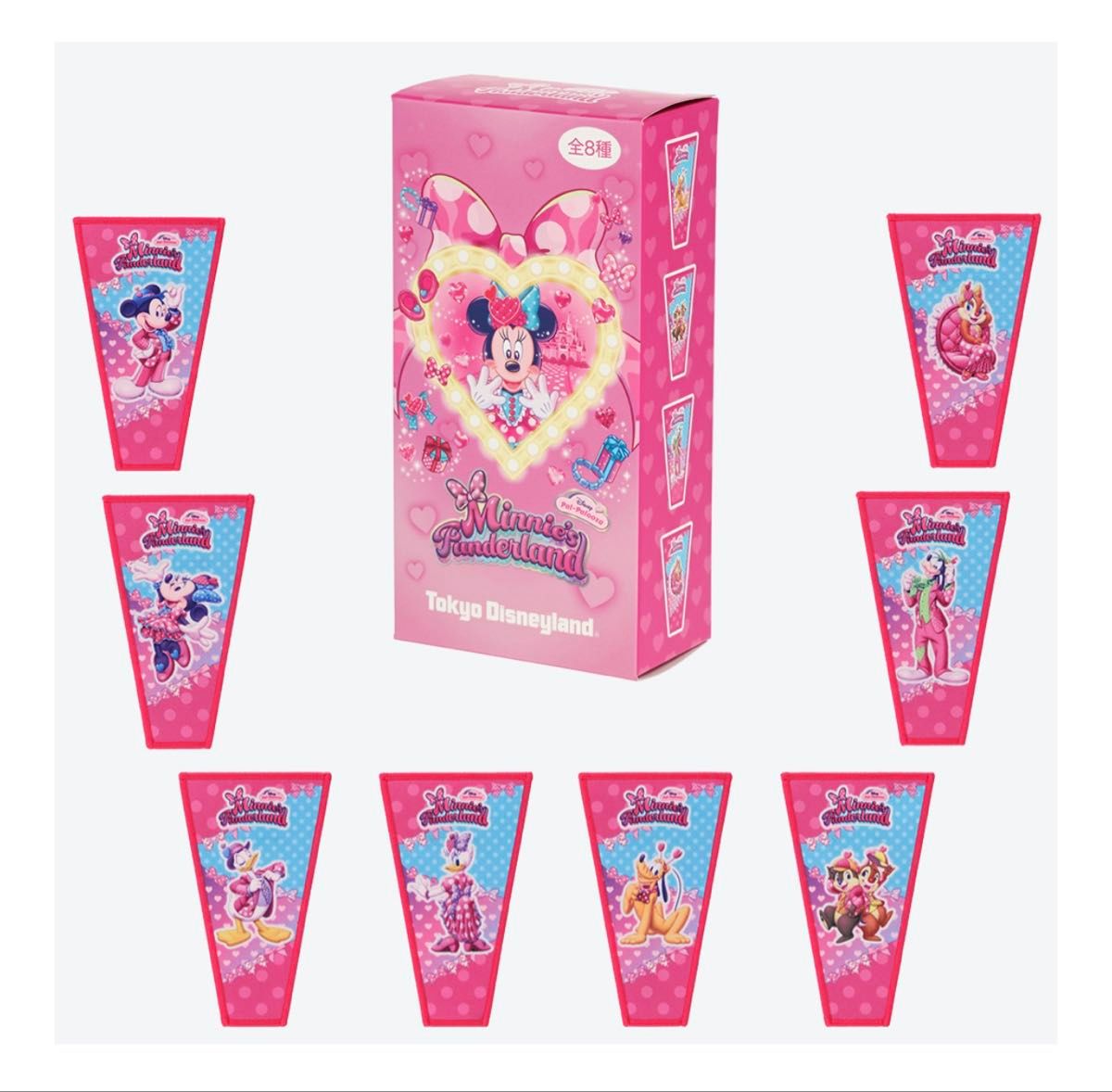 ミニー パルパルーザ ワッペンアクセサリー 全8種セット ワッペン