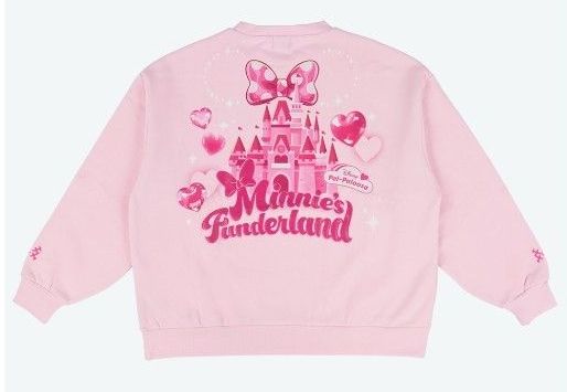 ミニーのファンダーランド トレーナー ディズニー パルパルーザ ピンク