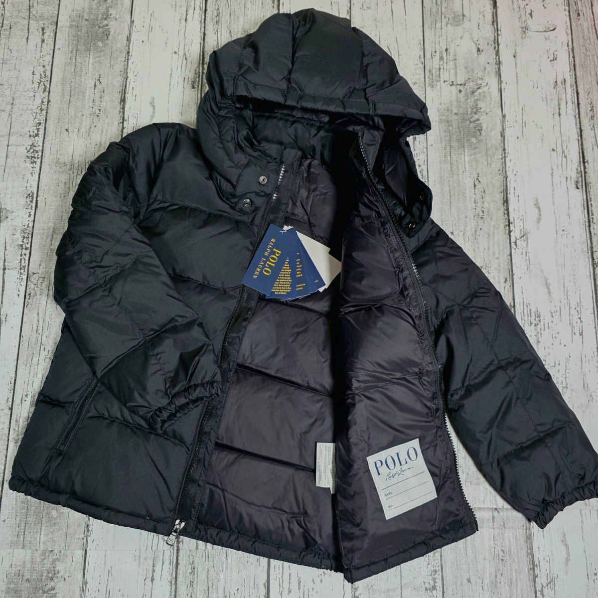 正規品】ポロラルフローレン ダウンジャケット ブラック XS｜Yahoo