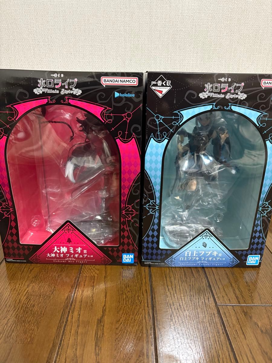 ホロライブ 大神ミオ 白上フブキ フィギュアセット 一番くじ