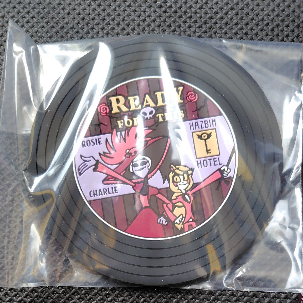 一番くじ ハズビンホテル G賞 レコード風ラバーコースター レディ