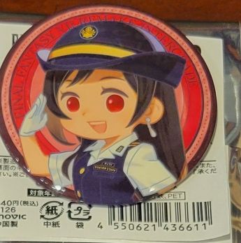 ファイナルファンタジー7 JR東海 ティファ 缶バッジ FF7 FINAL FANTASY