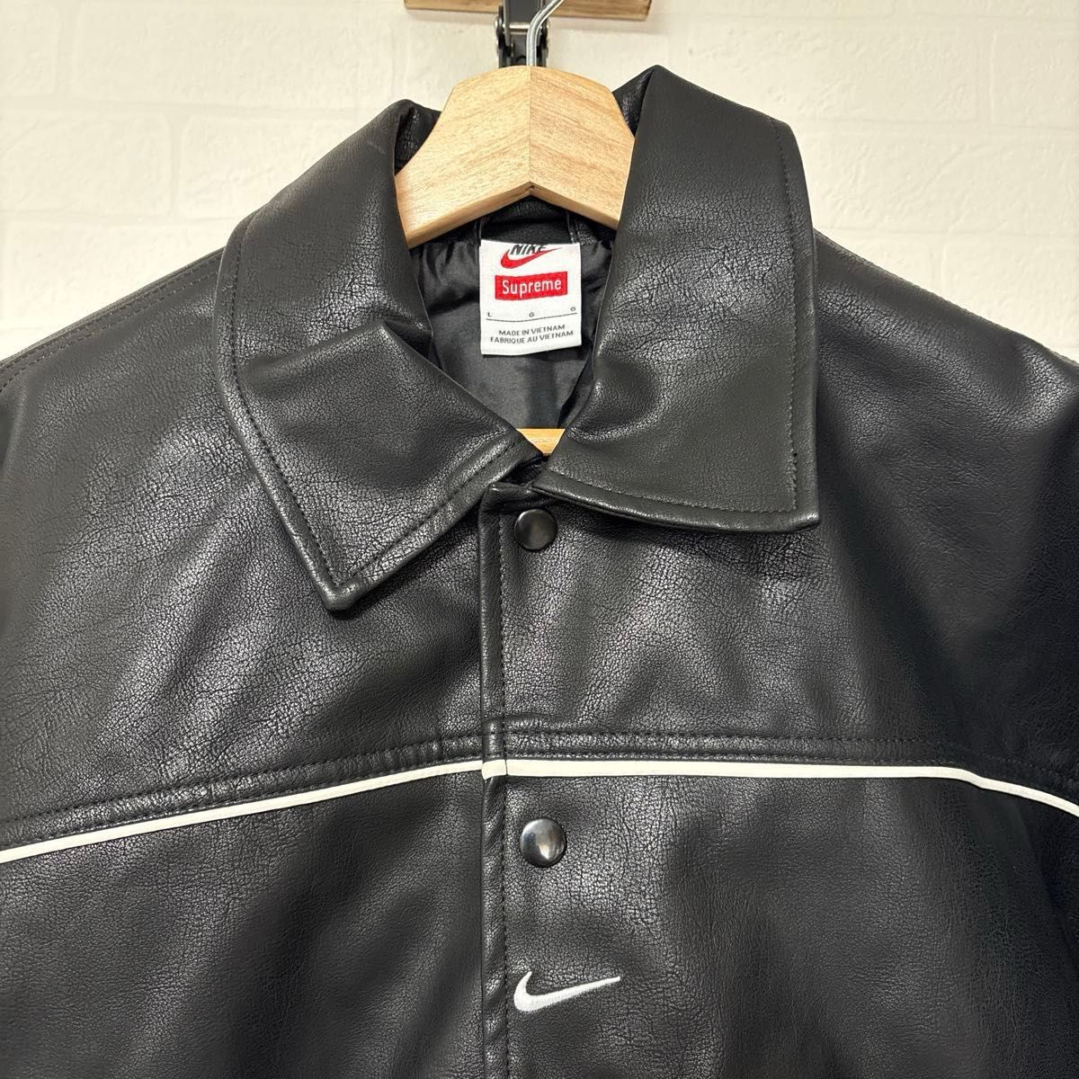 Supreme × NIKE Leather Varsity Jacket｜Yahoo!フリマ（旧PayPayフリマ）