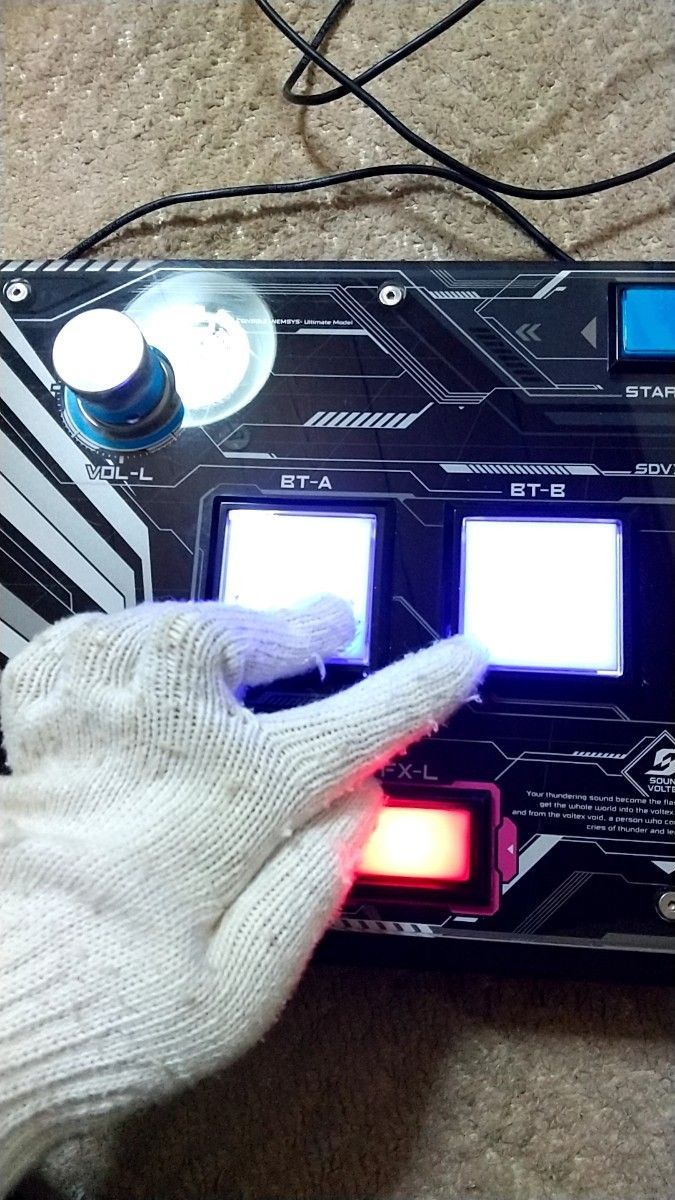 サウンドボルテックス アルティメットモデル コントローラ 三和ボタン