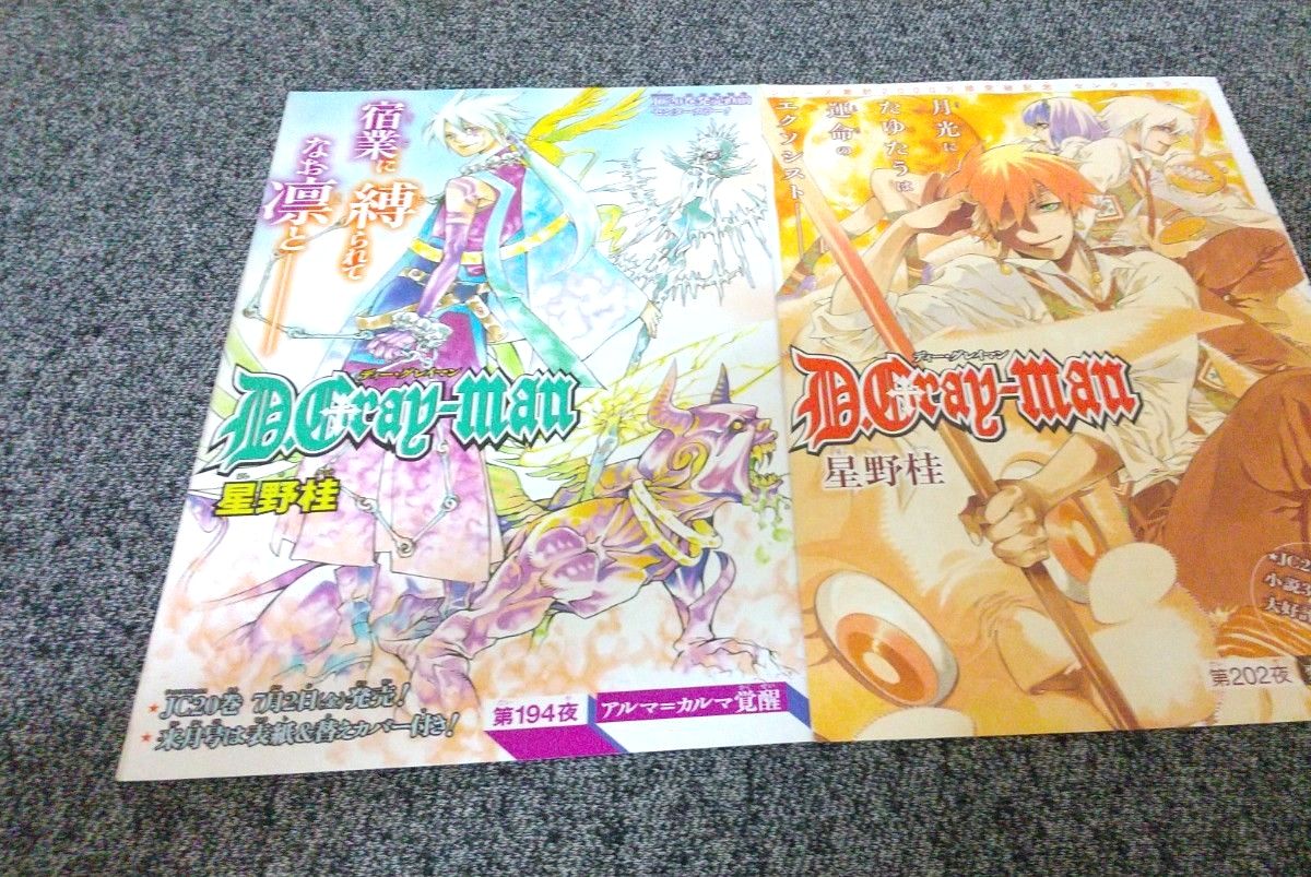 週刊少年ジャンプ ジャンプSQ 切り抜き D-gray-man星野桂 表紙 巻頭
