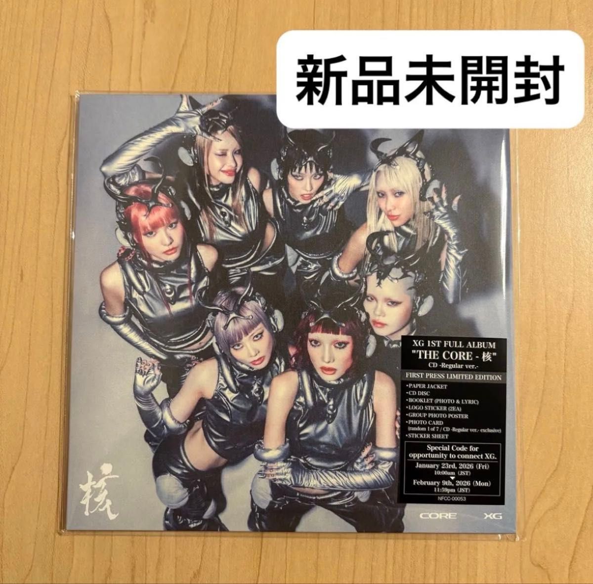 新品未開封】XG 「THE CORE -核」初回盤 REGULAR ver 抜き無し｜Yahoo