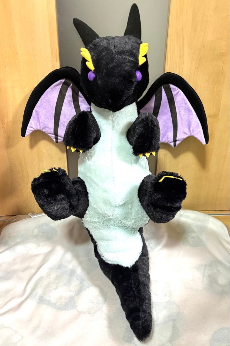 ぬいぐるみ ドラゴン 龍 ひゅルルン ドラゴンのひゅルルン くろルン