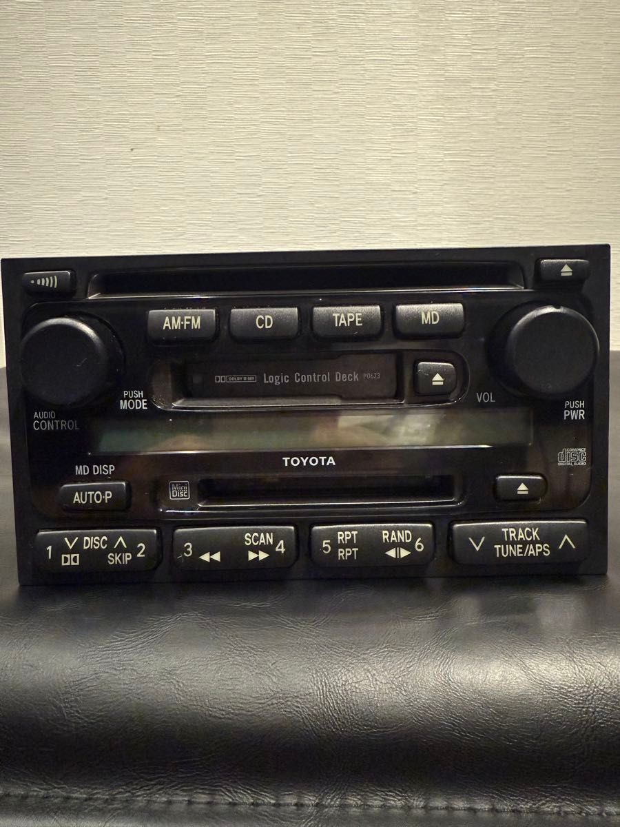 トヨタ 純正 JZX100 ツアラー 後期 純正 デッキ オーディオ 86120