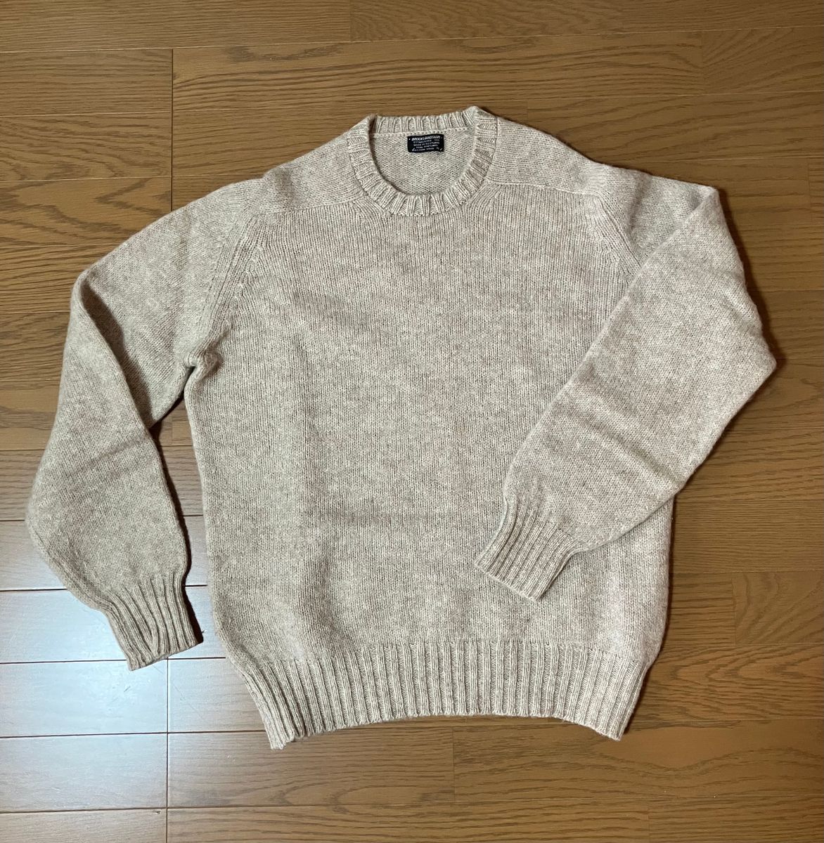 BROOKS BROTHERS 80's 黒タグ シェットランドセーター サイズ42 Made