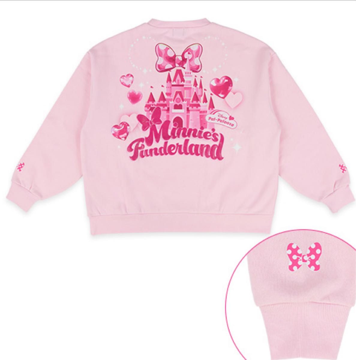 ピンク トレーナー パルパルーザ ミニー 東京ディズニーリゾート 限定