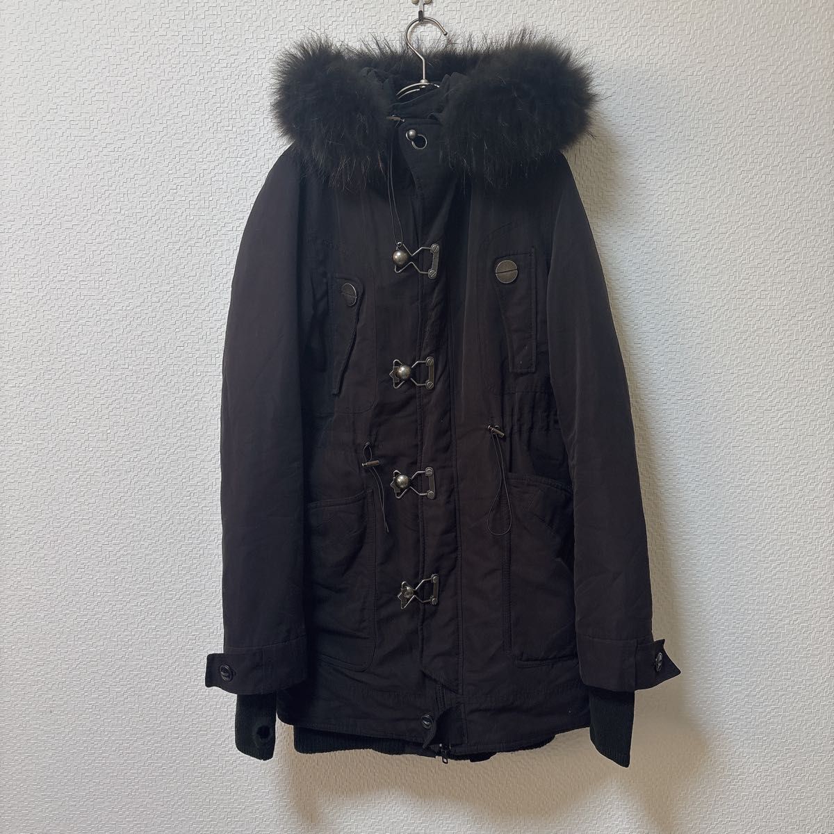 SLY スライ】難あり モッズコート N3B サイズ1 y2k平成ギャル 黒