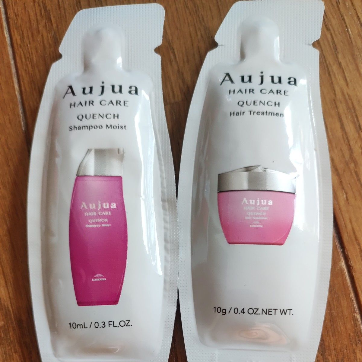 Aujua QUENCH シャンプーモイスト トリートメント サンプルセット 10ml