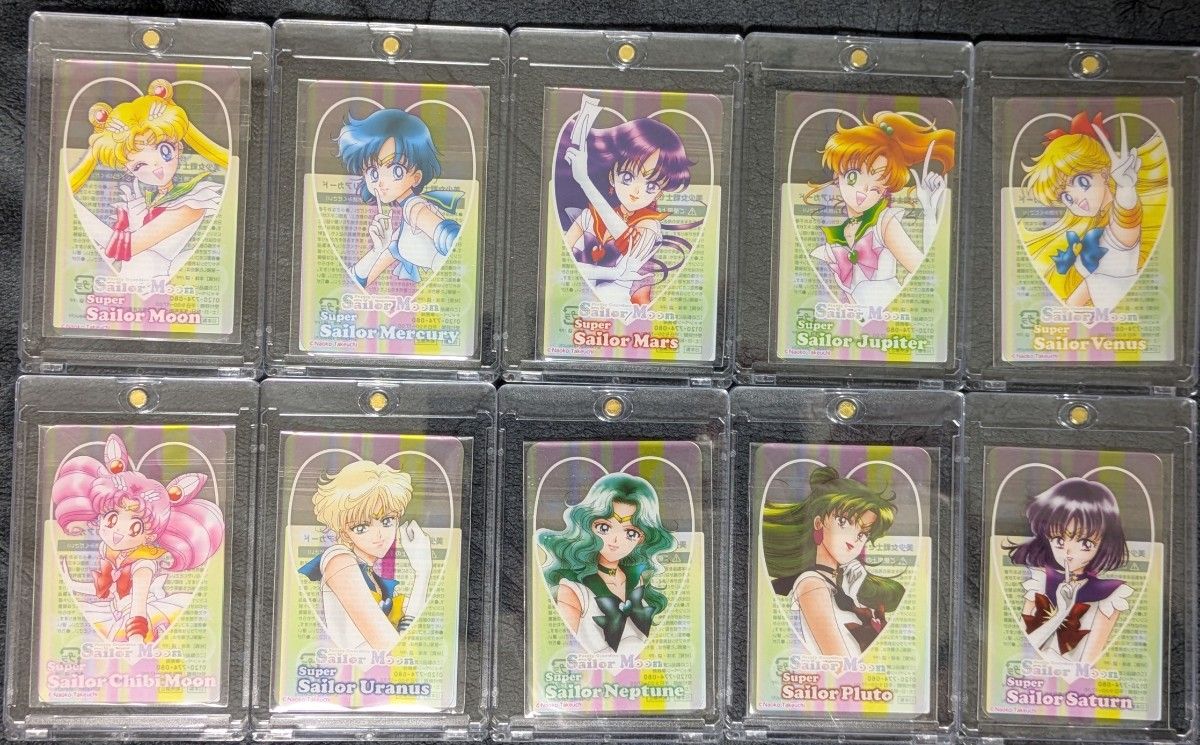美少女戦士セーラームーン×明治コラボ クリアカード10種類フルコンプ