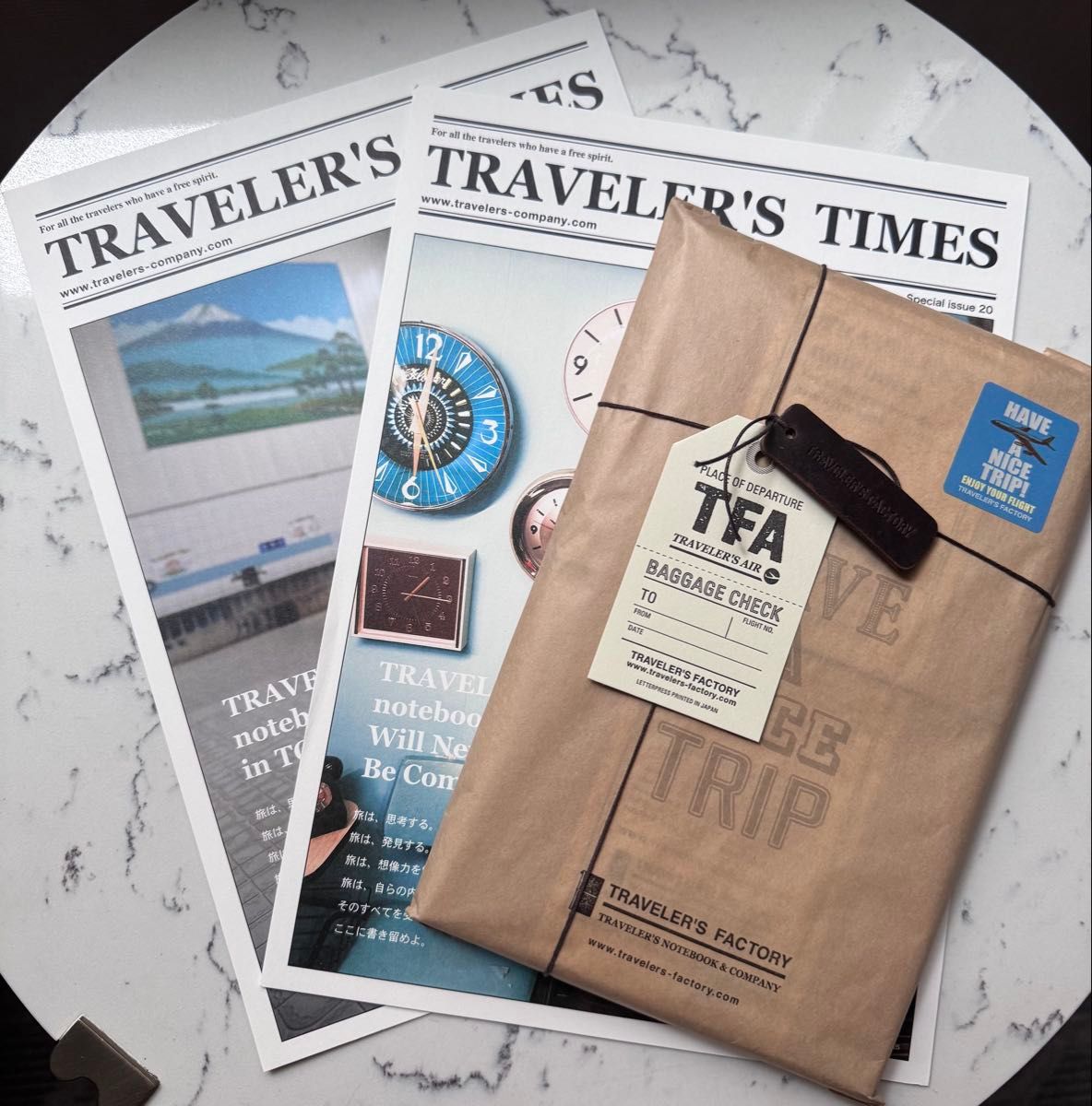 トラベラーズノート レギュラーサイズ 成田空港限定 times19号20号付き