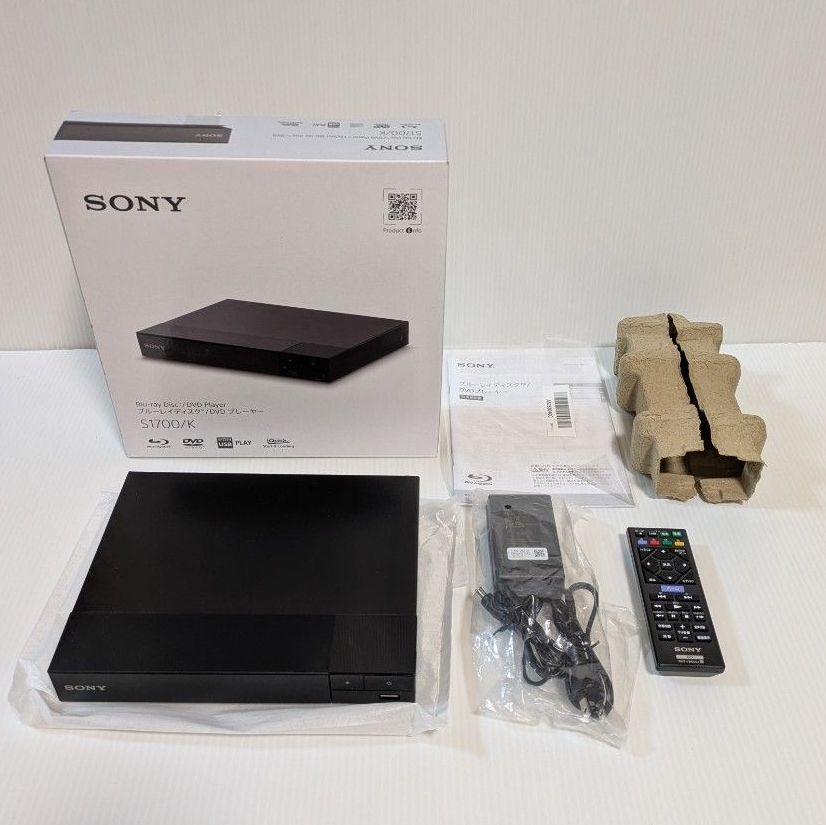 2025年製】 SONY BDP-S1700/K ブルーレイディスク DVD プレーヤー 付属