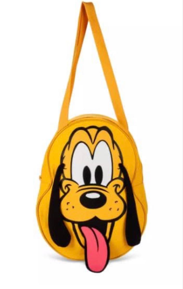 日本未発売】Disney プルート ビッグフェイス キャンバス トートバッグ