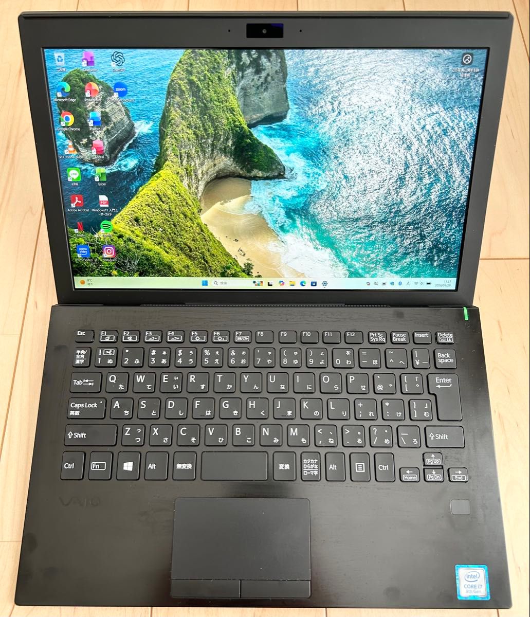 VAIO Corei7 16GB SSD 500GB Office2024 小型 LTEモデム フルHD