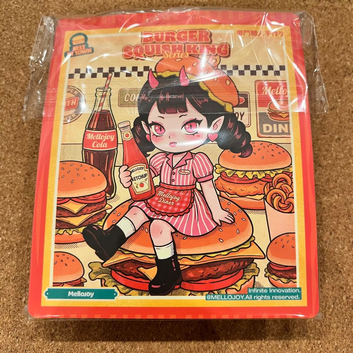 Mellojoy メロジョイ ハンバーガー スクイーズ フライドシュリンプ