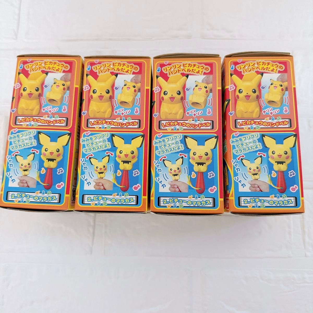 未開封】2001年 ポケモン おんがくかい 全4種 当時物 フィギュア 初期