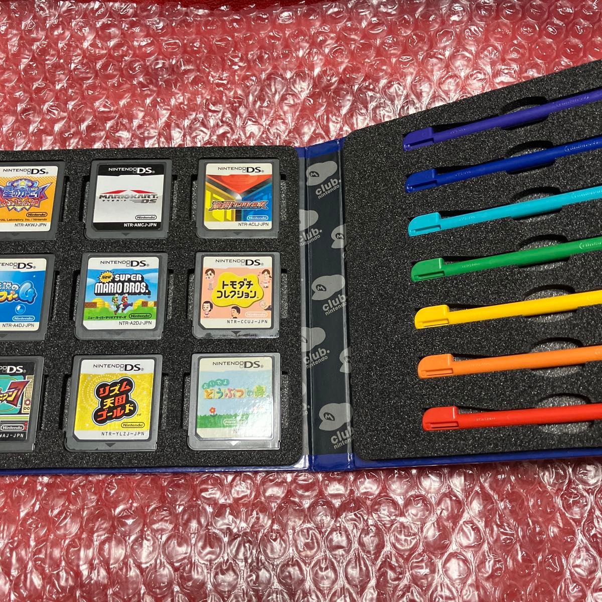 ニンテンドーDSソフトセット クラブニンテンドー7色タッチペン＆カード