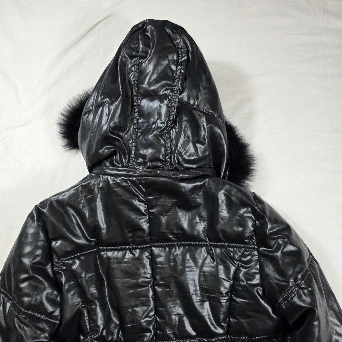 00s archive far down jacket y2k 平成 ギャル 黒 ダウンジャケット