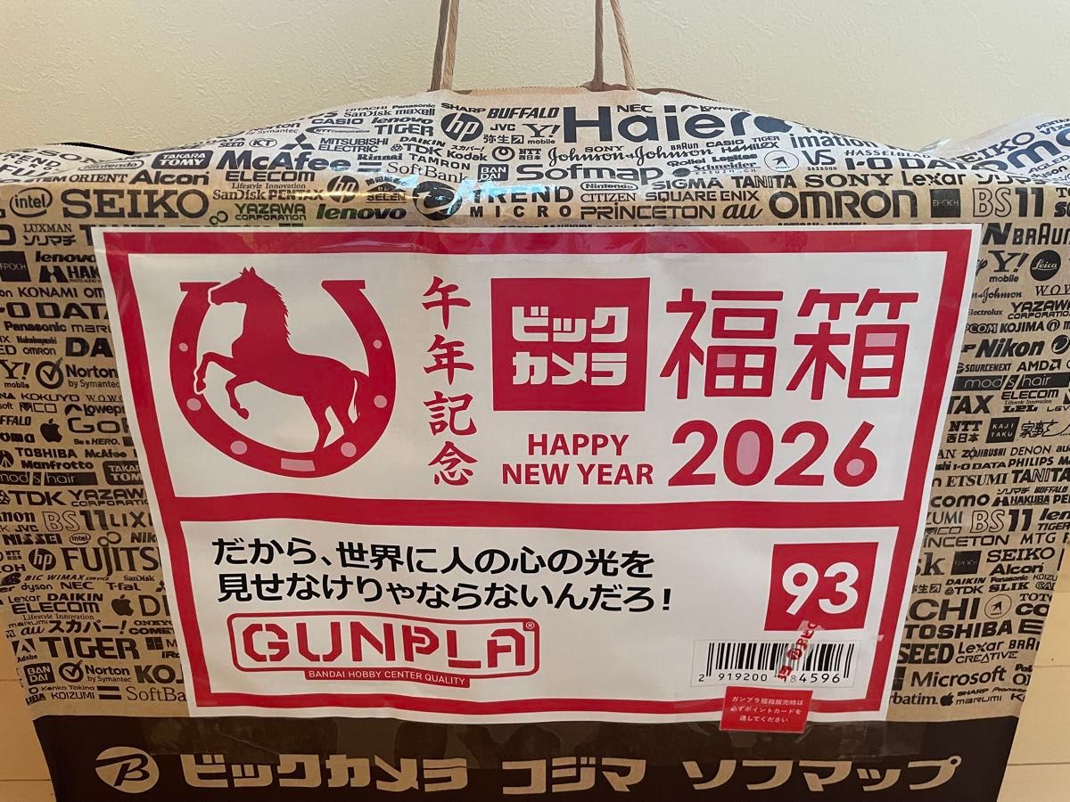 ビックカメラ 福箱 2026 ガンプラ 特典クーポン付き 福袋 ガンダム