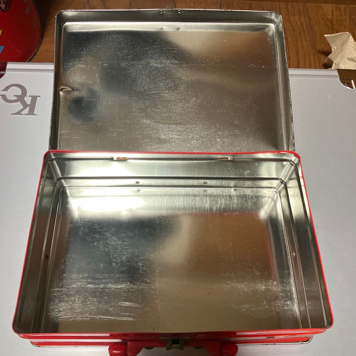 希少】ペコちゃん 菓子缶 トランクケース 不二家 昭和レトロ 缶ケース