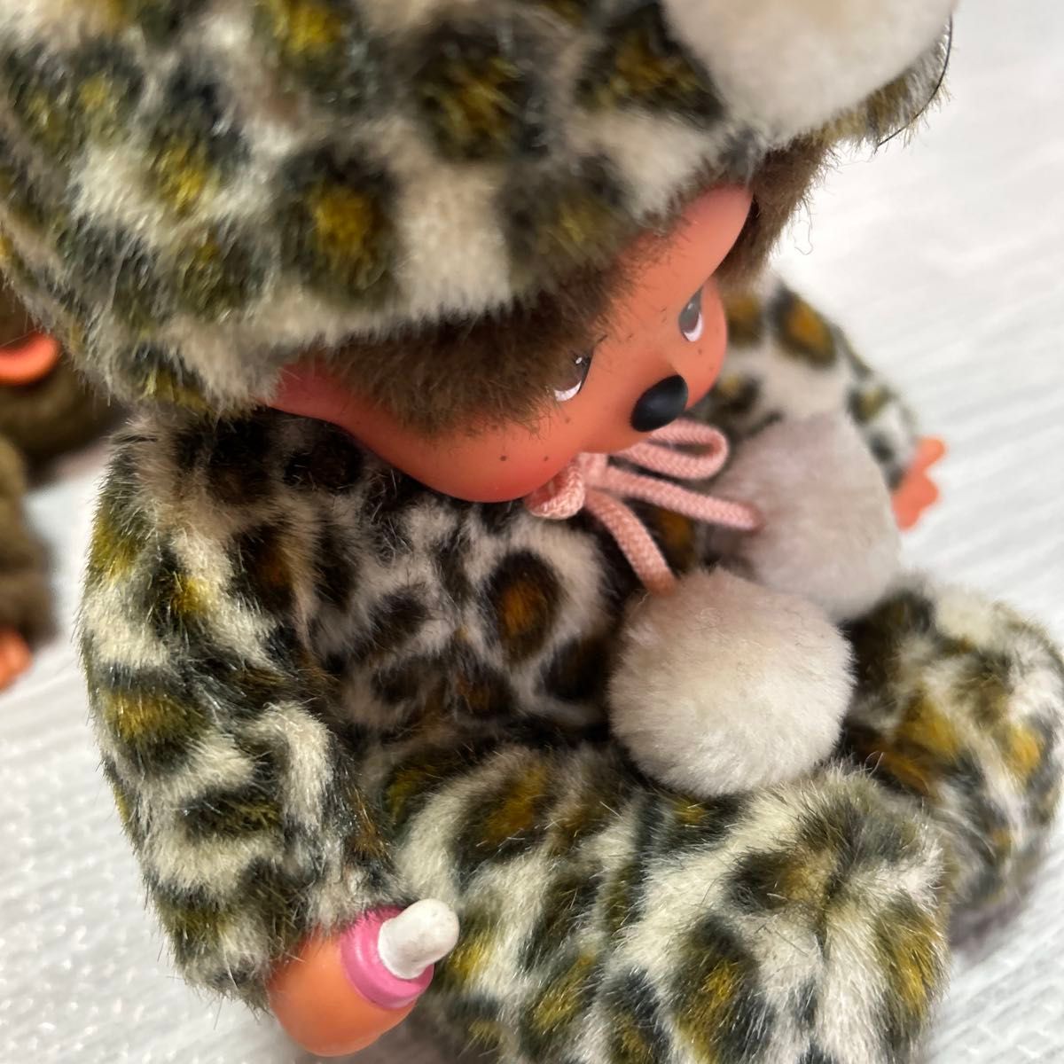 モンチッチ ぬいぐるみ ヒョウ柄 着ぐるみ もんちっち レトロ レア希少