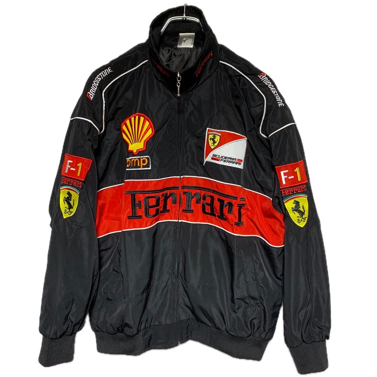 フェラーリ Ferrari レーシングジャケット F1 ブルゾン レプリカ 刺繍