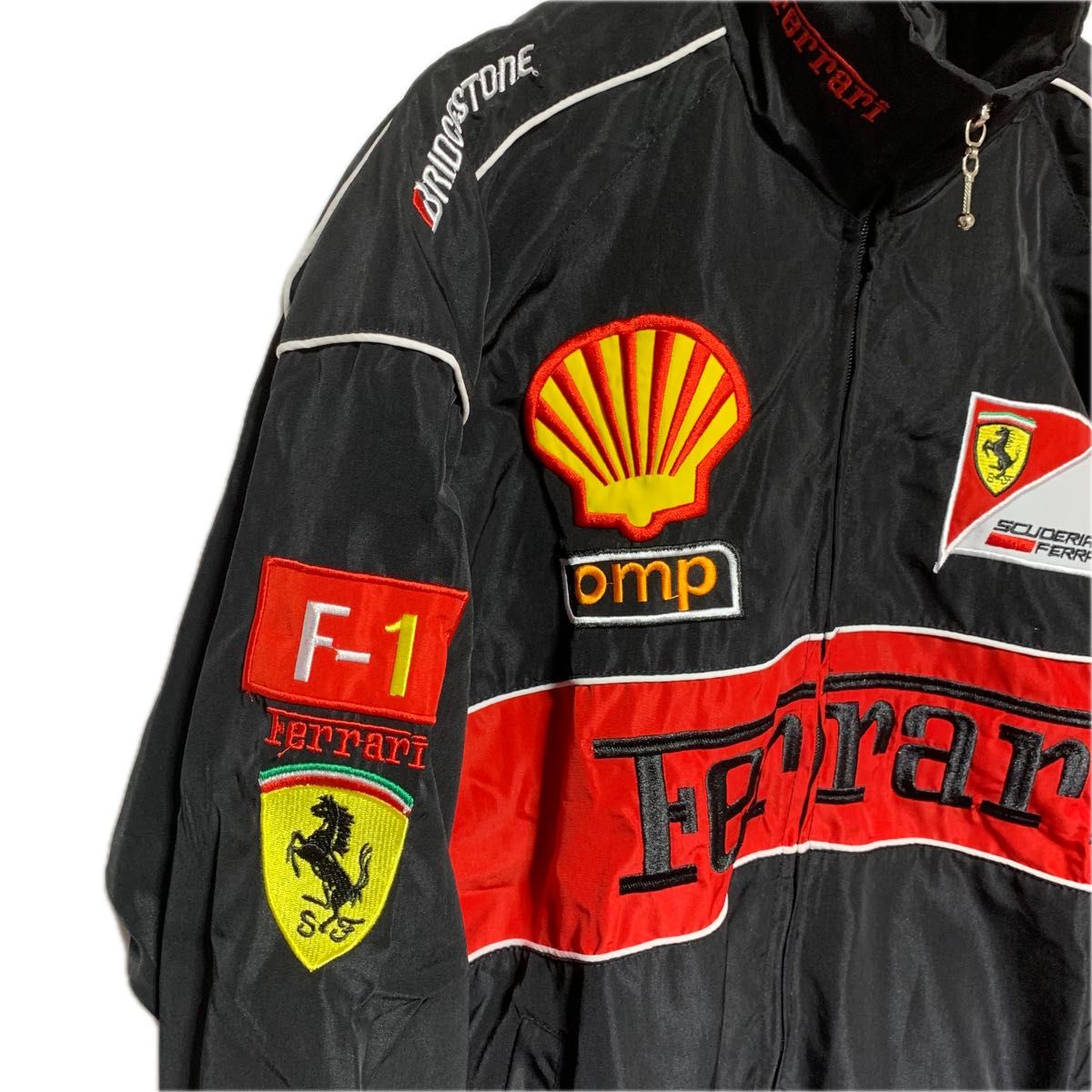 フェラーリ Ferrari レーシングジャケット F1 ブルゾン レプリカ 刺繍