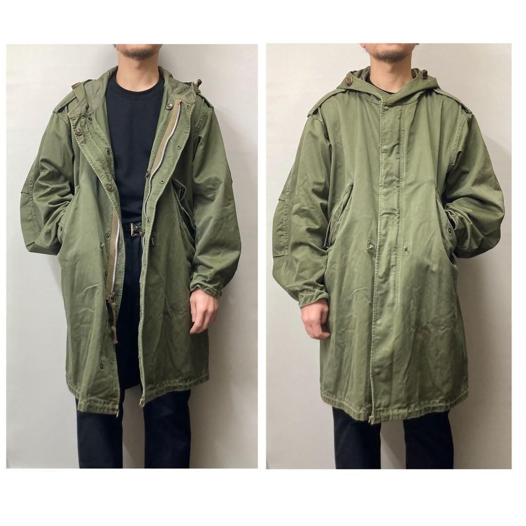 最初期サテンのS】米軍実物 M51 フィッシュテール モッズコート フル