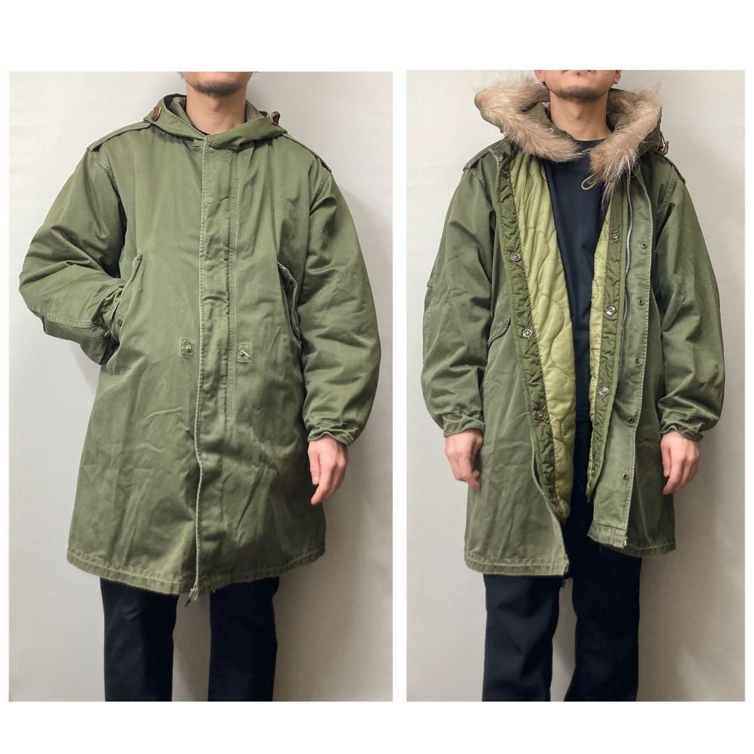 最初期サテンのS】米軍実物 M51 フィッシュテール モッズコート フル