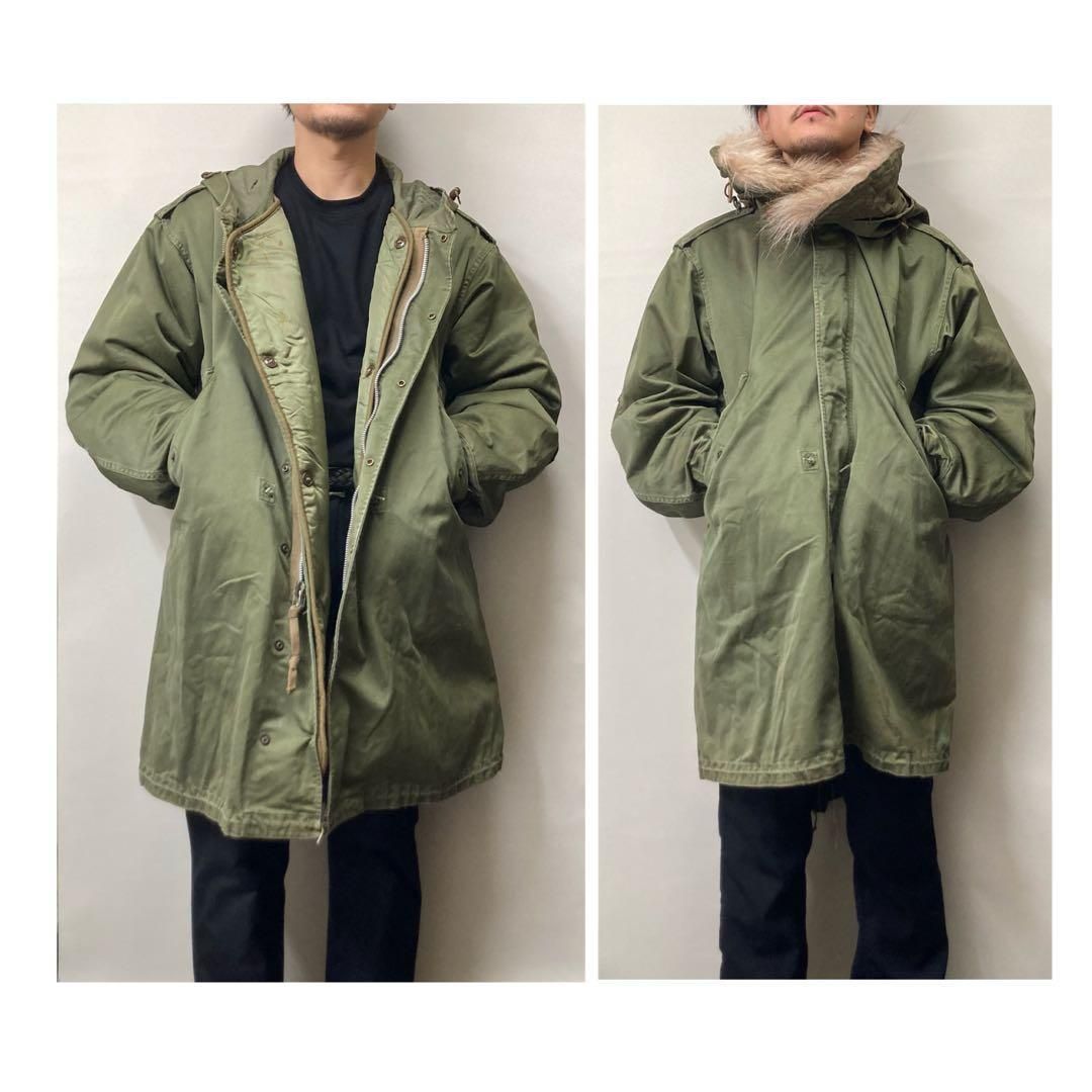 最初期サテンのS】米軍実物 M51 フィッシュテール モッズコート フル