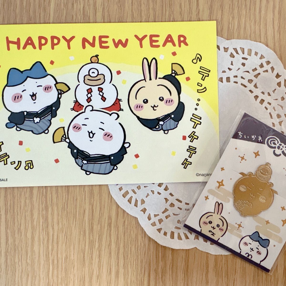 正規品・新品・未開封】ちいかわ ちいかわ＆ハチワレ ミニ雛人形 吉徳