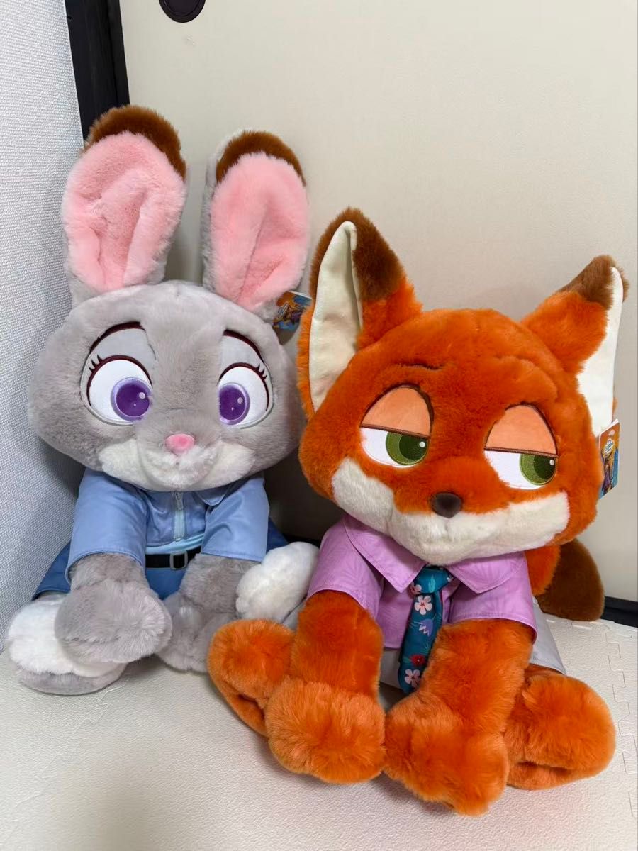 ズートピア2 ジュディ ニック ぬいぐるみ コストコブランケット入り