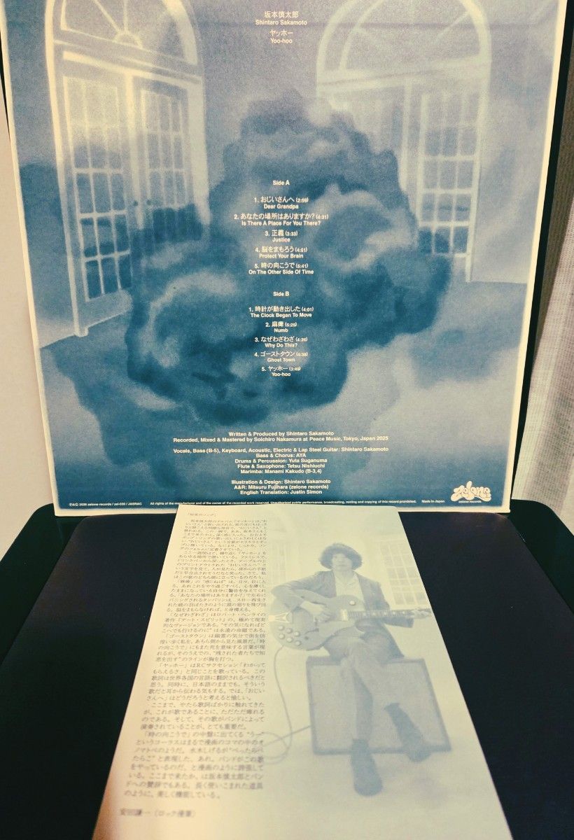 フライヤー付き 坂本慎太郎 ヤッホー アナログレコード ゆらゆら帝国