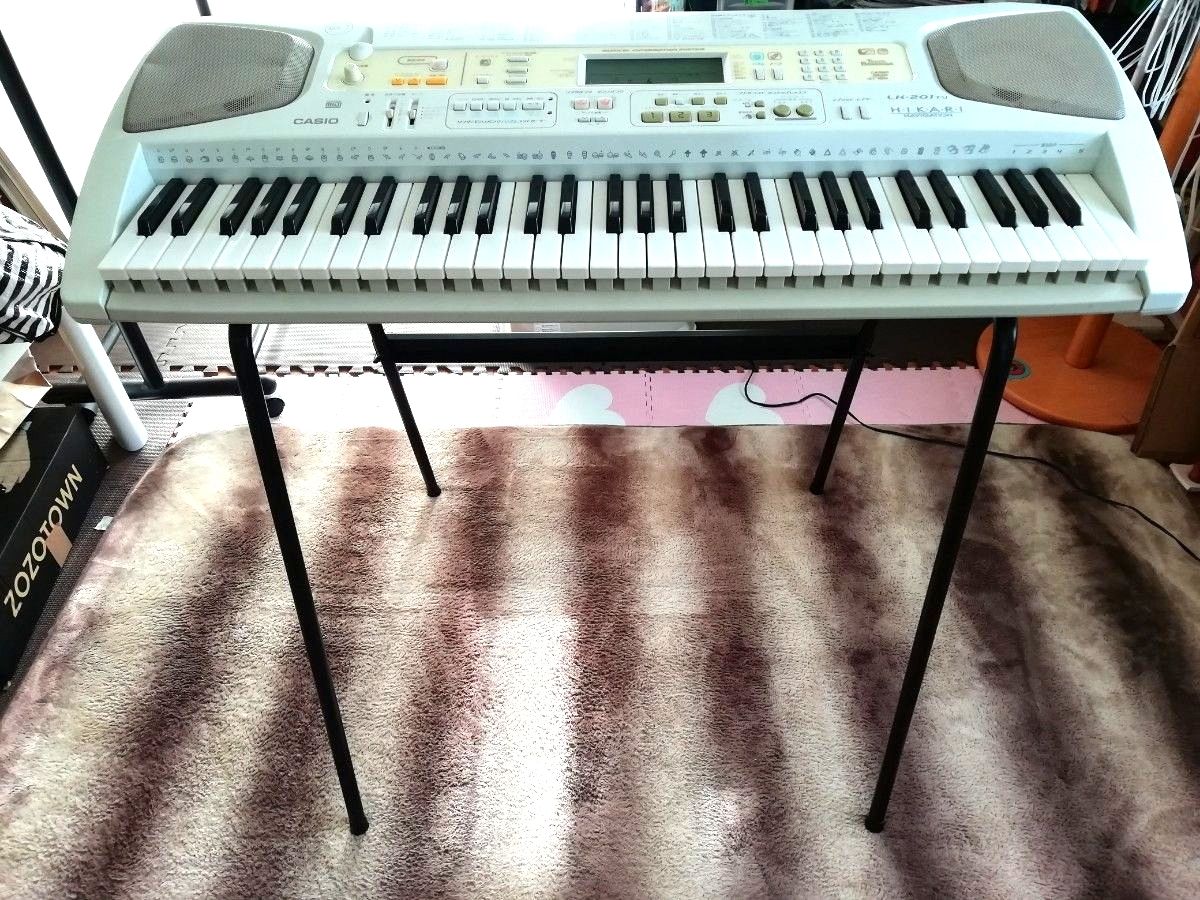 CASIO 電子ピアノ スタンド付 LK−201tv 動作確認済｜Yahoo!フリマ（旧