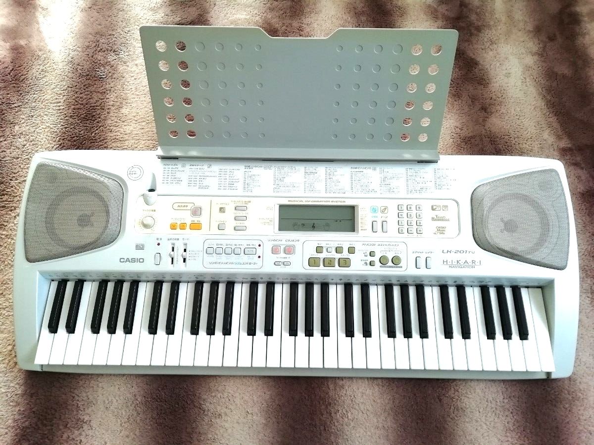CASIO 電子ピアノ スタンド付 LK−201tv 動作確認済｜Yahoo!フリマ（旧