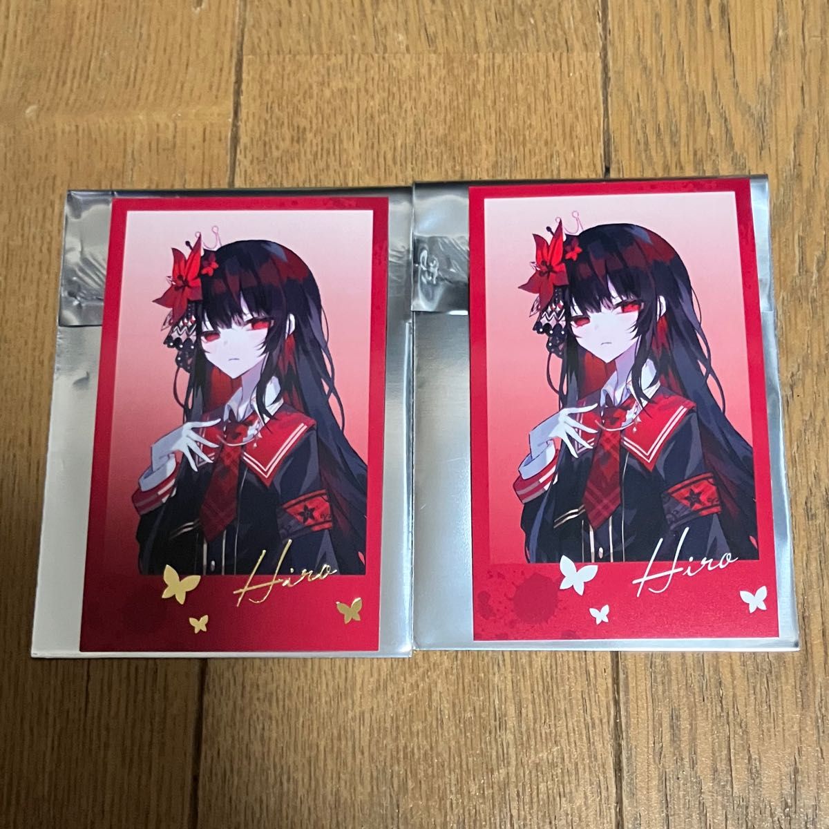 2枚 魔法少女ノ魔女裁判 まのさば 二階堂ヒロ 中国 チェキ風カード