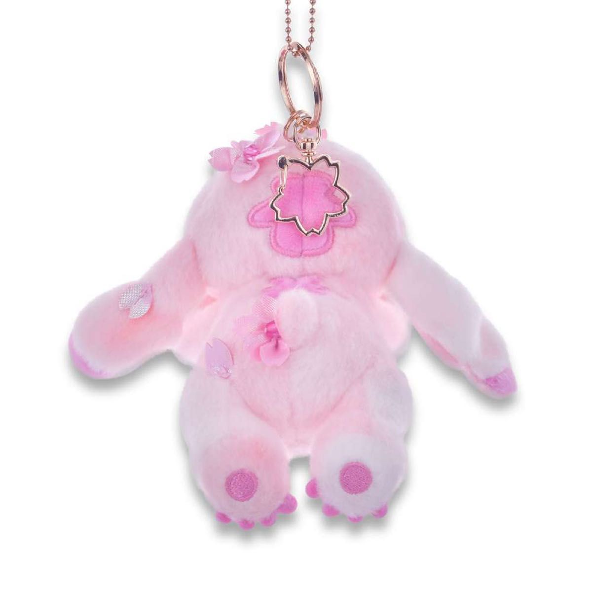 新品スティッチ ぬいぐるみキーホルダー・キーチェーン サクラハイ