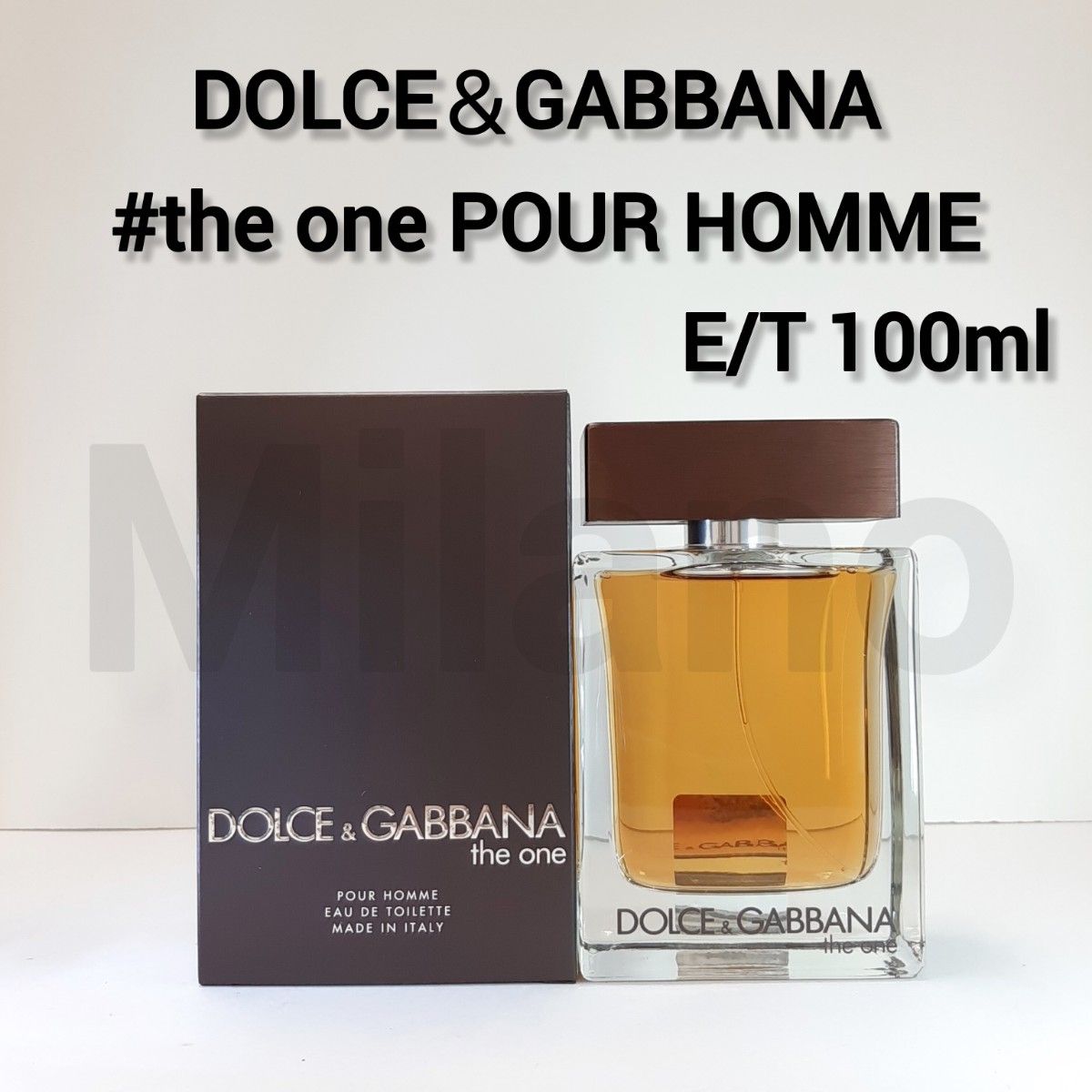 ドルチェ&ガッバーナ ザ・ワン プールオム E/T 100ml 香水 ジワン